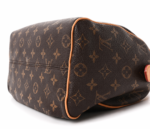 Louis Vuitton Monogram Empreinte Speedy Bandouliere 25 Noir Vachetta - Image 9