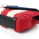 Saint Laurent Monogram Medium College Bag in American Flag Chevron Canvas - Image 6