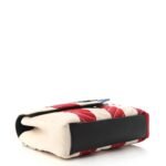 Saint Laurent Monogram Medium College Bag in American Flag Chevron Canvas - Image 3