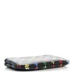 Louis Vuitton x Takashi Murakami Monogram Multicolore Pochette Cles Key Pouch (Noir) - Image 3