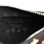 Louis Vuitton x Takashi Murakami Monogram Multicolore Pochette Cles Key Pouch (Noir) - Image 5
