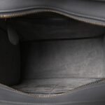 Celine Luggage Tote Bag Grey Drummed Calfskin - Image 4