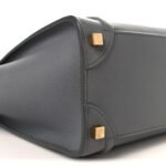 Celine Luggage Tote Bag Grey Drummed Calfskin - Image 8
