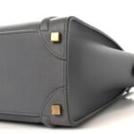 Celine Luggage Tote Bag Grey Drummed Calfskin - Image 9