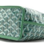 Goyard Goyardine St. Louis PM Green Tote Bag - Image 6