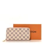 Louis Vuitton Zippy Wallet in Damier Azur Canvas (Rose Ballerine Interior) - Image 7