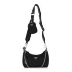 Prada Re-Edition 2005 Tessuto Nylon Shoulder Bag Black