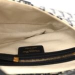 Christian Dior Oblique Saddle Bag Black Canvas - Image 4