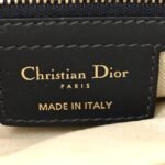 Christian Dior Oblique Saddle Bag Black Canvas - Image 5