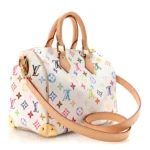 Louis Vuitton x Murakami Multicolore Monogram Speedy Bandouliere 30 White - Image 2