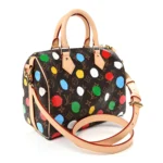 Louis Vuitton x Yayoi Kusama Monogram Painted Dots Speedy Bandouliere 25 - Image 2