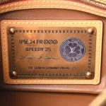 Louis Vuitton Monogram Empreinte Speedy Bandouliere 25 Noir Vachetta - Image 5