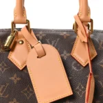 Louis Vuitton Monogram Empreinte Speedy Bandouliere 25 Noir Vachetta - Image 6