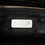 Prada Vitello Shine Bauletto Shoulder Bag Black - Image 5