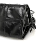 Prada Vitello Shine Bauletto Shoulder Bag Black - Image 8