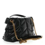 Saint Laurent Puffer Loulou Toy Bag Black Leather - Image 2