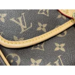 Louis Vuitton Diane Monogram Canvas Bag with Pink Embroidered Strap - Image 12