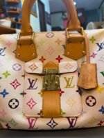 Louis Vuitton Monogram Multicolore Speedy 30 in Blanc - Image 4