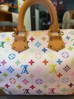 Louis Vuitton Monogram Multicolore Speedy 30 in Blanc - Image 11