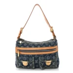 Louis Vuitton Monogram Denim Baggy PM Blue