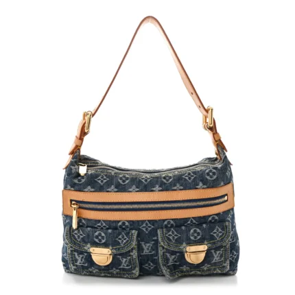 Louis Vuitton Monogram Denim Baggy PM Blue