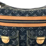 Louis Vuitton Monogram Denim Baggy PM Blue - Image 7