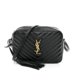 Saint Laurent Lou Camera Bag Matelassé Chevron Leather Medium