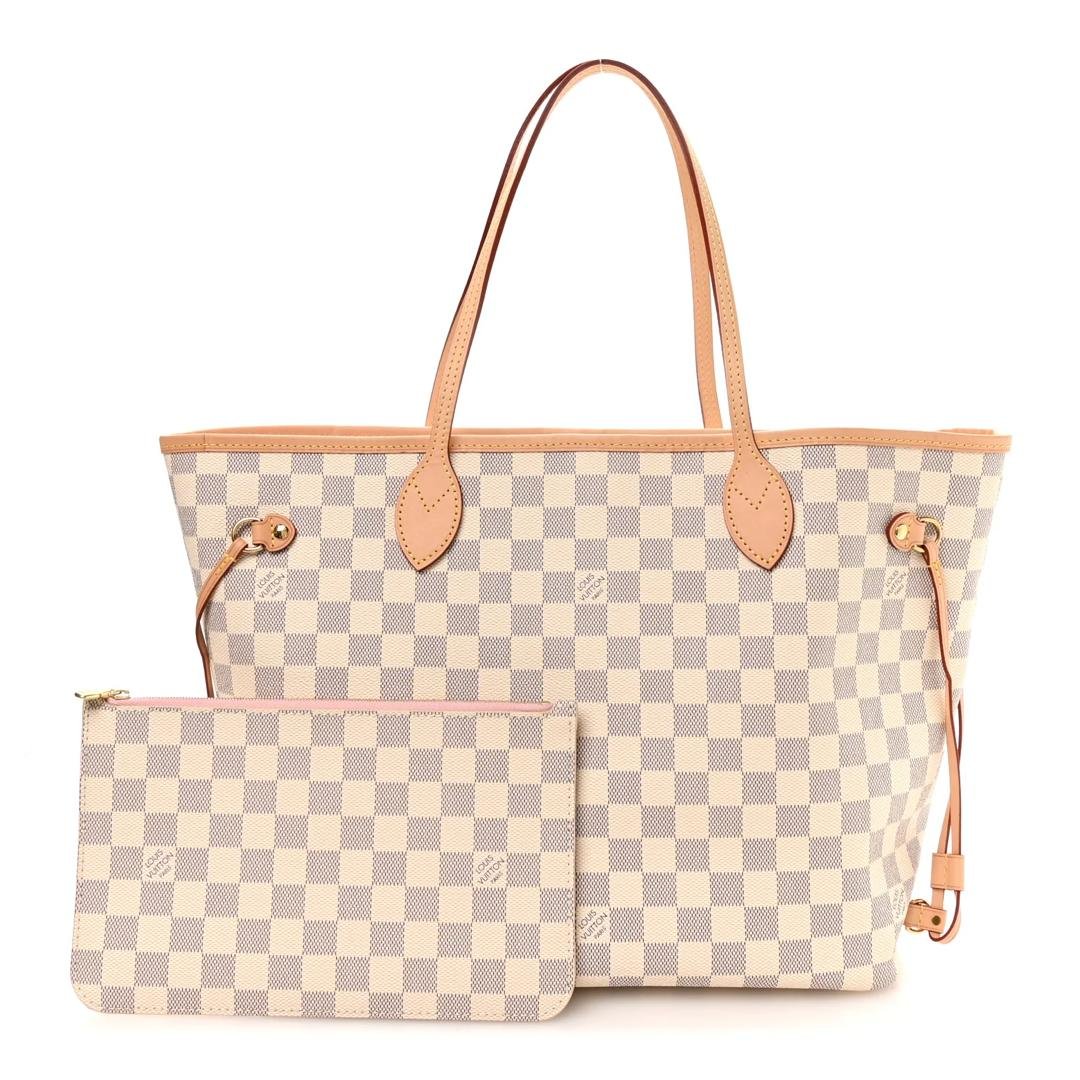 WhatsApp Image 2026-08-28 at 14.35.37 Louis Vuitton Neverfull MM in Damier Azur Canvas (Rose Ballerine Interior) - Image 1