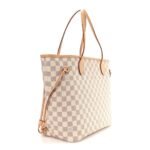 Louis Vuitton Neverfull MM in Damier Azur Canvas (Rose Ballerine Interior) - Image 3