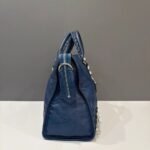 Balenciaga Agneau Classic City Bag in Bleu Deep - Image 7
