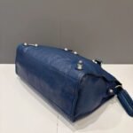 Balenciaga Agneau Classic City Bag in Bleu Deep - Image 3