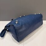 Balenciaga Agneau Classic City Bag in Bleu Deep - Image 4
