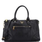 Prada Vitello Phenix Convertible Satchel Bag