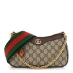 Gucci GG Supreme Ophidia Strawberry Small Shoulder Bag