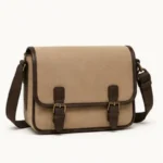 Gucci Tender GG Supreme Monogram Textured Dollar Calfskin Ophidia Messenger Bag Beige Ebony Dark Brown illustrative product image