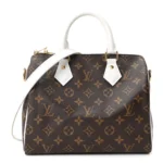 Louis Vuitton Monogram LV Match Speedy Bandouliere 25 White