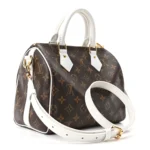 Louis Vuitton Monogram LV Match Speedy Bandouliere 25 White - Image 2