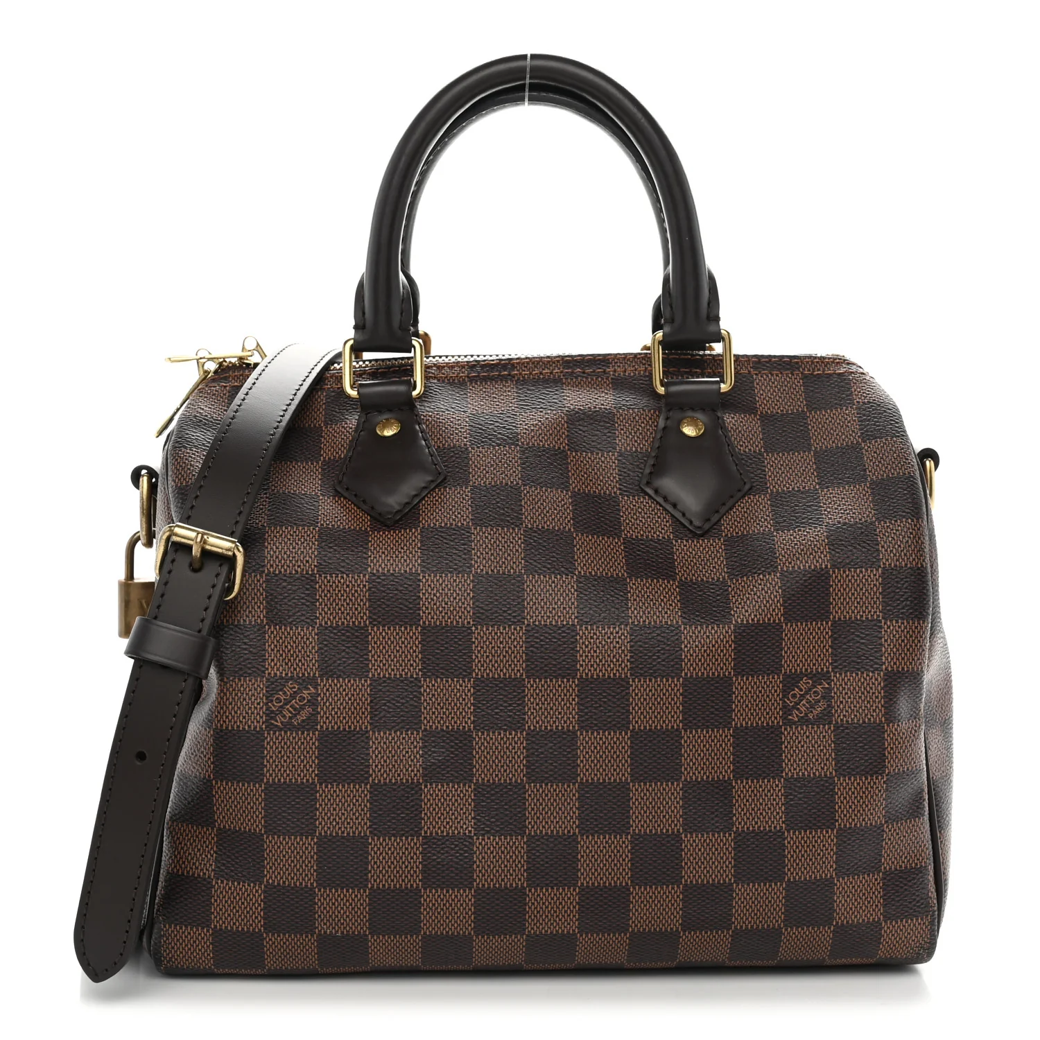 IMG_7104 Louis Vuitton Damier Ebene Speedy Bandouliere 25 - Image 1