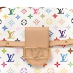 LV X TM Monogram Multicolor Dauphine Soft GM White - Image 6
