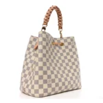 Damier Azur Braided Neonoe MM Peach Cream - Image 2