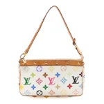 Monogram Multicolor Pochette Accessories White