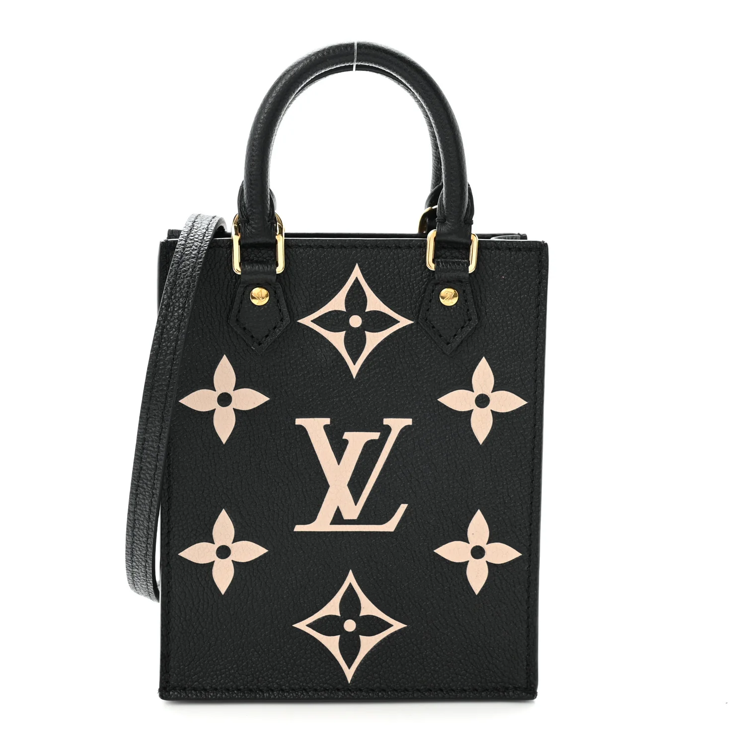 IMG_7504 Empreinte Monogram Giant Petit Sac Plat Black Beige - Image 1