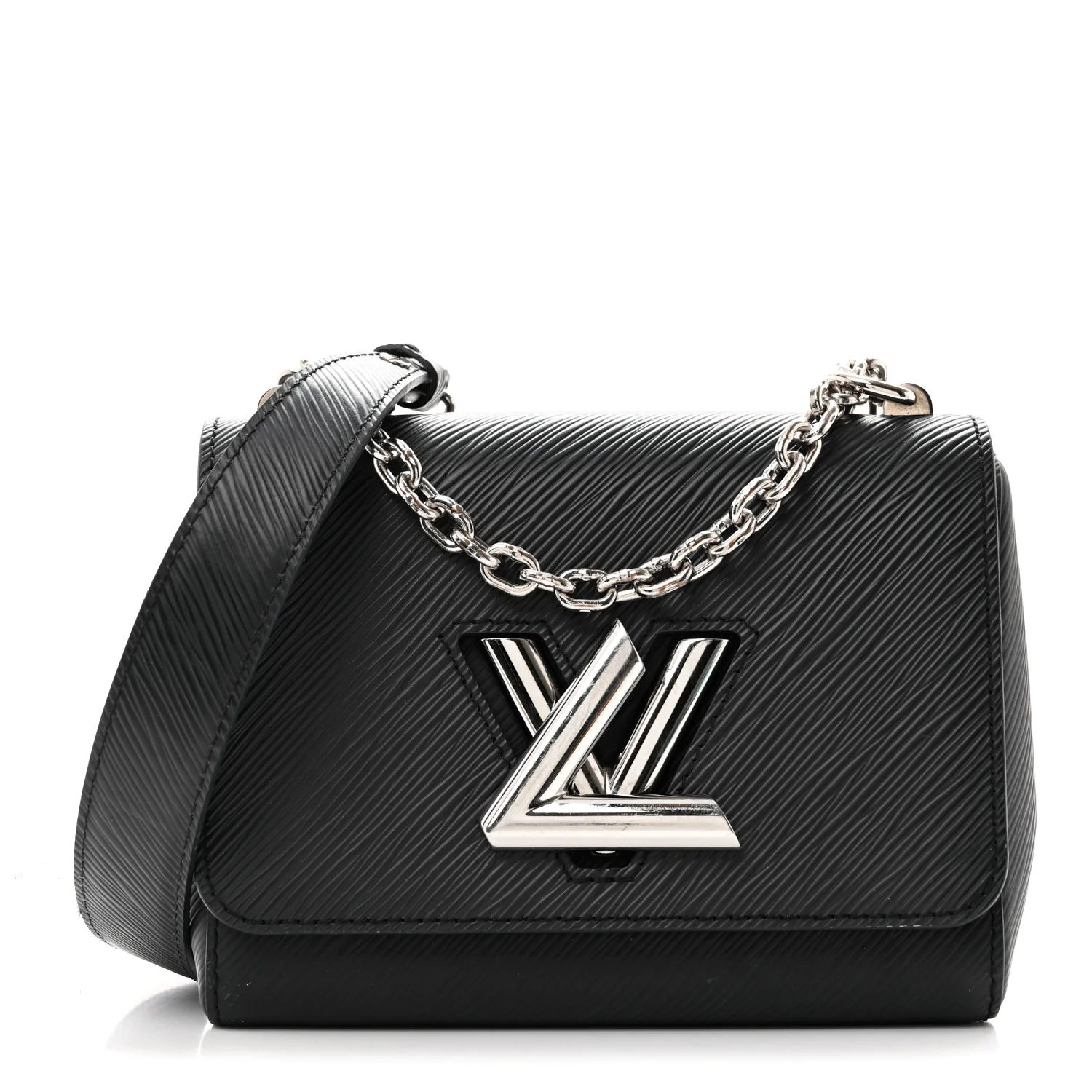 IMG_7559 Epi Twist Shoulder Bag PM Black - Image 1