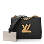 Epi Twist Shoulder Bag PM Black - Image 2