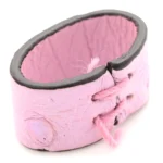 Ostrich Vanity Chain Pouch Pink - Image 9