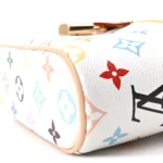 LV x TM Monogram Multicolor Vanity Chain Pouch White - Image 8