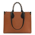 Empreinte Monogram Giant Wild At Heart Onthego MM Caramel