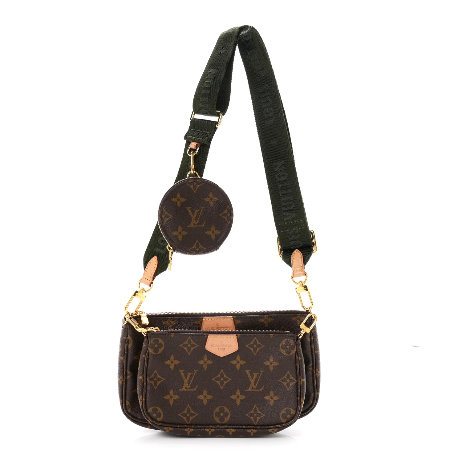 IMG_7854 Monogram Multi Pochette Accessories Kaki - Image 1