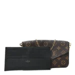 Monogram My LV World Tour Pochette Felicie Chain Wallet Black - Image 11