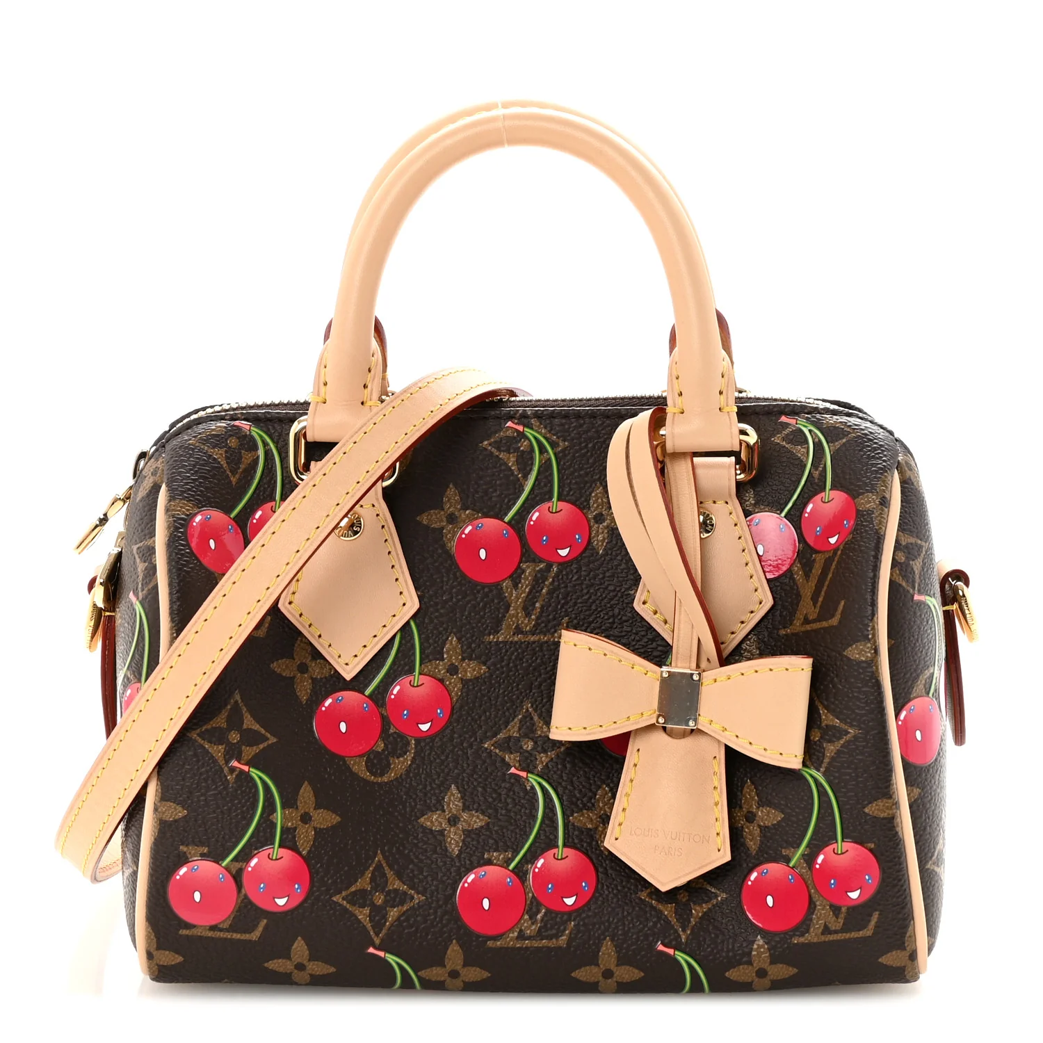 IMG_8031 LV X TM Monogram Cerises Speedy Bandouliere 20 - Image 1